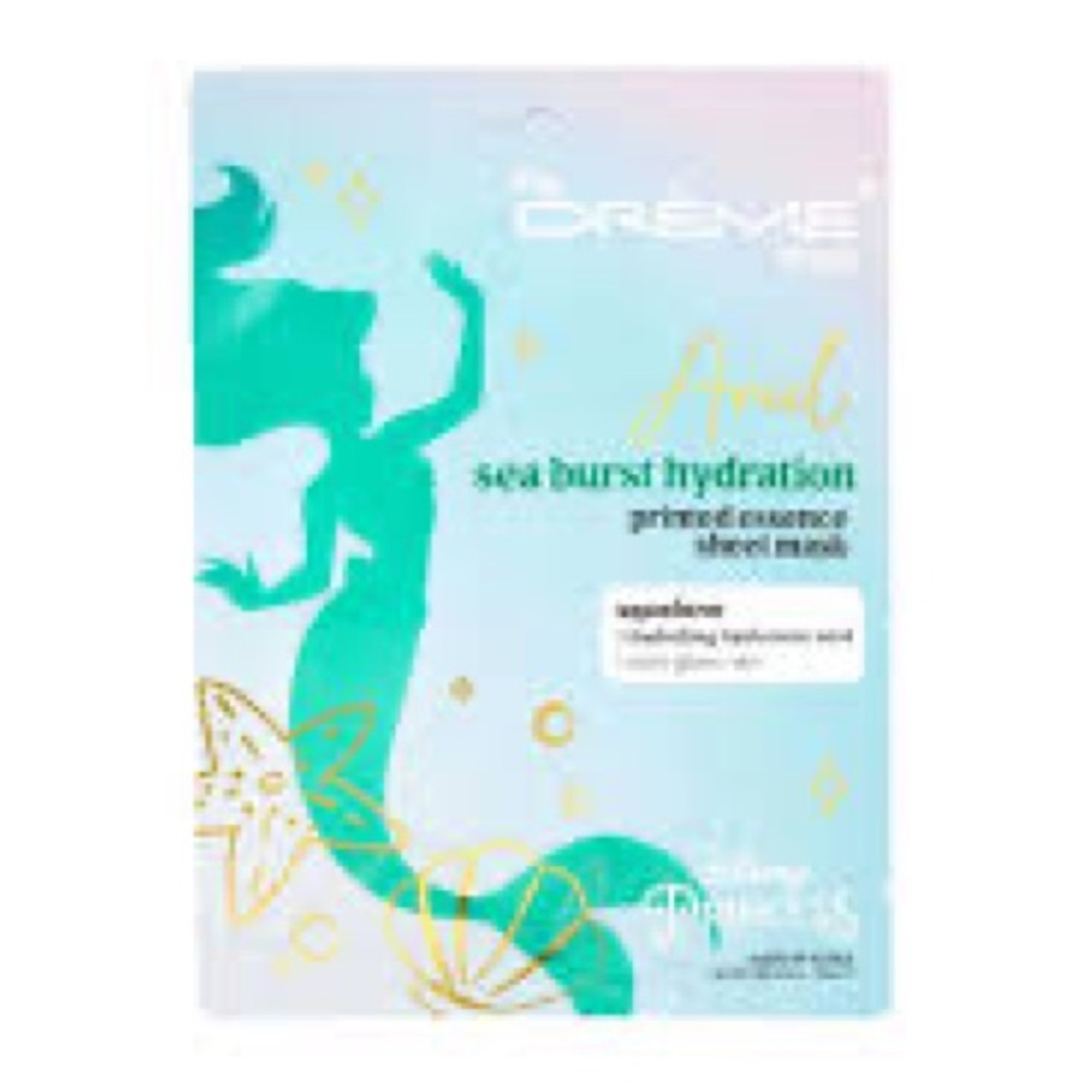 The Crème Shop Ariel Sea Burst Hydration Sheet Mask - set of 3 - Picture 3 of 3